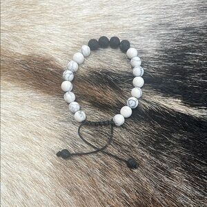 Marble Bead Woman’s adjustable Bracelet